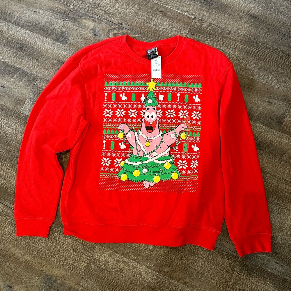 Light up SpongeBob Christmas sweatshirt